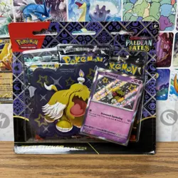 Pokemon Scarlet & Violet 3 Paldean Fates SHINY GREAVARD Promo And STICKER TCG - Image 1