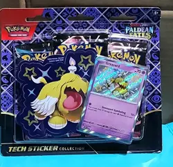 Pokemon Scarlet & Violet 3 Paldean Fates SHINY GREAVARD Promo And STICKER TCG - Image 2