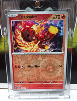 Charcadet 014/091 Reverse Holo Pokemon Paldean Fates NM - Image 1