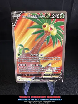 Alolan Exeggutor V 071/078, Pokemon Go, Pokemon, NM - Image 1