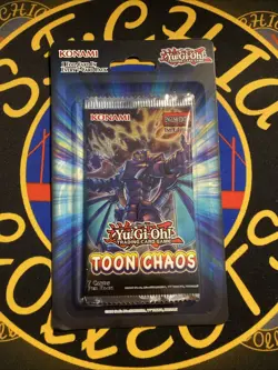 Yugioh Toon Chaos Blister Booster Pack 1st Edition Brand New Chaos Creator Art - Image 1
