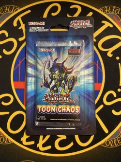 Yugioh Toon Chaos Blister Booster Pack 1st Edition Brand New Black Luster Art - Image 1