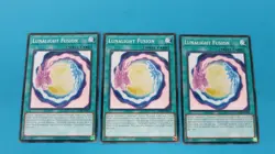 3x LUNALIGHT FUSION SPELL CARD PLAYSET OP28-EN024 COMMON YUGIOH PACK FRESH - Image 1