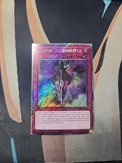 Tachyon Transmigration Platinum Secret Rare RA04-EN220 1st Ed NM Yugioh - Image 1