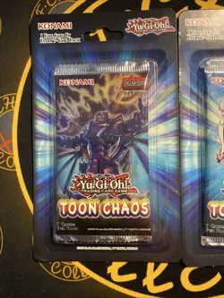 Yugioh Yu-Gi-Oh! Toon Chaos Blister Booster Pack 1st Edition Brand New (2 Packs) - Image 2