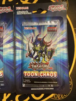 Yugioh Yu-Gi-Oh! Toon Chaos Blister Booster Pack 1st Edition Brand New (2 Packs) - Image 3