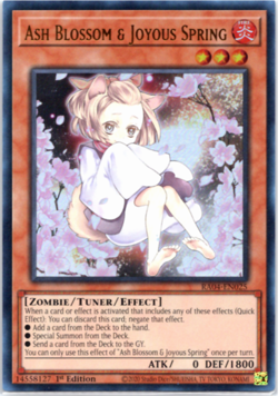 Ash Blossom & Joyous Spring (ALT ART) RA04-EN025 Ultra Rare 1st Edition Yugioh - Image 1