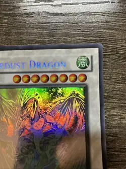 Yugioh Stardust Dragon Ghost Rare TDGS-EN040 The Duelist Genesis 1st Edition H - Image 3