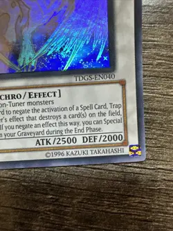 Yugioh Stardust Dragon Ghost Rare TDGS-EN040 The Duelist Genesis 1st Edition H - Image 5