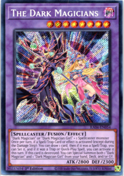 The Dark Magicians - RA04-EN054 - Secret Rare - 1st Edition - Yugioh - Image 1