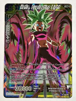 Dragon Ball Super TCG Kefla, Everlasting Light P-185 PR Rare Foil Promo Card. - Image 1