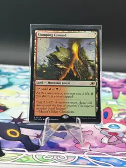 Stomping Ground Mountain Forest Shock Edge of Eternities EOE MTG Card R 0258 - Image 1