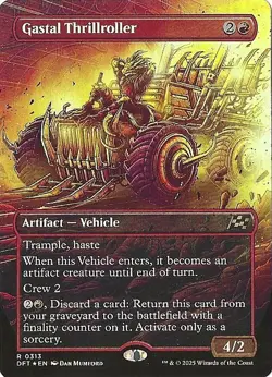 Fearless Swashbuckler Aetherdrift Foil Borderless rare #346 NM MTG - Image 1