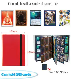 9-Pocket Trading Card Binder, Sports Card Binder for TCG, MTG, Football, Base... - Image 5