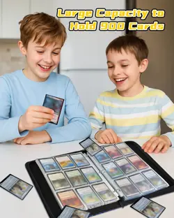 for 9 Pocket Card Binder for MTG, TCG, Game Cards Holds 900 Cards - Large Cap... - Image 4
