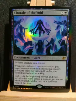 Chorale of the Void FOIL - Edge of Eternities - Rare - NM (See pics) MTG - Image 1