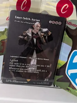 Mtg Final Fantasy Emet-selch, Ascain Borderless 218 NM - Image 1