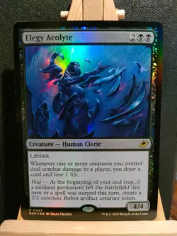 Elegy Acolyte FOIL - Edge of Eternities - Rare - NM (See pics) MTG - Image 1