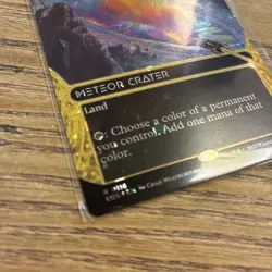 MTG Stellar Sights - Meteor Crater - GALAXY FOIL Borderless - Rare 0116 NM - Image 2