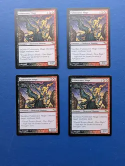 MTG Fulminator Mage X4: Shadowmoor #188 - NM - Image 1