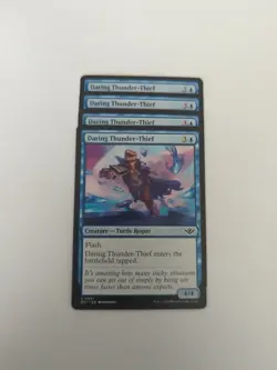 (4) Daring Thunder-Thief *PLAYSET* Outlaws of Thunder Junction Regular NM MTG - Image 1