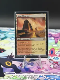 MTG Sacred Foundry 256 Regular Rare Edge of Eternities EOE - Image 1