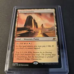 MTG Sacred Foundry 256 Regular Rare Edge of Eternities EOE - Image 2
