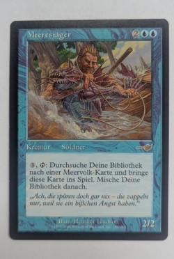 Magic Mtg German Nemesis Seahunter lightly played - Image 1