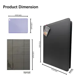 1000+ Pockets Trading Card Binder,16 Pockets Card Ablum Fit for MTG/TCG/Comma... - Image 4