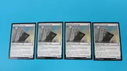 4x CRASHING DRAWBRIDGE THRONE OF ELDRAINE MTG MAGIC THE GATHERING NM / UNPLAYED - Image 1