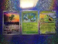 Pokemon TCG Teal Mask Ogerpon: Promo 123; 012/131 ex; Reverse Holo 024/167 - Image 1