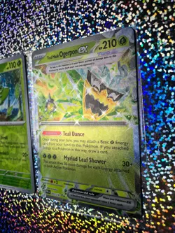 Pokemon TCG Teal Mask Ogerpon: Promo 123; 012/131 ex; Reverse Holo 024/167 - Image 3