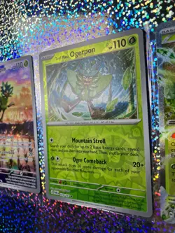 Pokemon TCG Teal Mask Ogerpon: Promo 123; 012/131 ex; Reverse Holo 024/167 - Image 4
