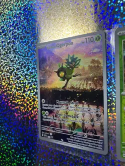 Pokemon TCG Teal Mask Ogerpon: Promo 123; 012/131 ex; Reverse Holo 024/167 - Image 5