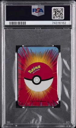 1999 BICYCLE POKEMON MINI PLAYING CARDS BLUE DECK 2 OF HEARTS PARAS PSA 10 - Image 2