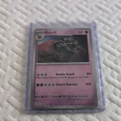 Pokemon Golurk 043/086 Masterball Reverse Holo Black Bolt S&V Pack Fresh - NM - Image 1