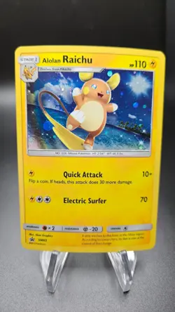 Alolan Raichu Holo SM65 Sun and Moon Promos Pokemon Card TCG NM - Image 1