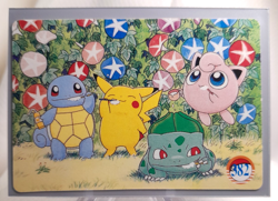 Pokemon Card - Squirtle, Pikachu & Bulbasaur #382 - Vending Machine - Holo - Image 1