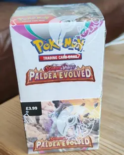 Pokemon Paldea Evolved Sealed Half Booster Box (18 Packs) - Image 1