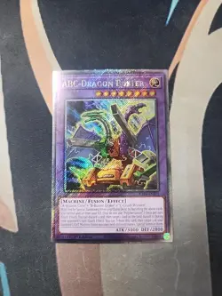 ABC-Dragon Buster Platinum Secret Rare RA04-EN271 NM 1st Ed Yugioh - Image 1