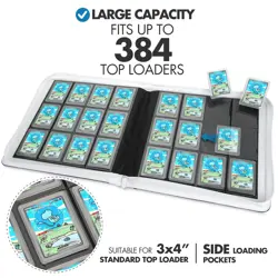 Toploader Binder - 384 Pocket Storage for Trading Cards, Ideal for Yugioh, MT... - Image 2