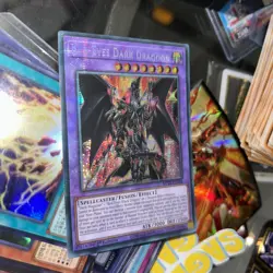 RED-EYES DARK DRAGOON PRISMATIC SECRET RARE Misprint 1ST MP22-EN264 MINT YUGIOH! - Image 1