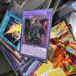 RED-EYES DARK DRAGOON PRISMATIC SECRET RARE Misprint 1ST MP22-EN264 MINT YUGIOH! - Image 2