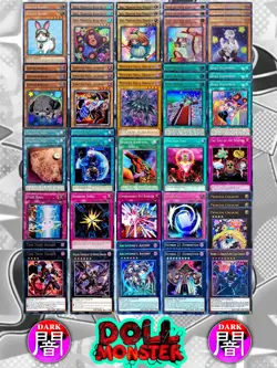 YuGiOh! DOLL MONSTER DECK: DARK VARIANT [52 Cards] - Image 1