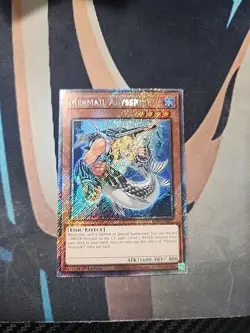 Mermail Abysspike Platinum Secret Rare RA04-EN012 1st Ed NM Yugioh - Image 1