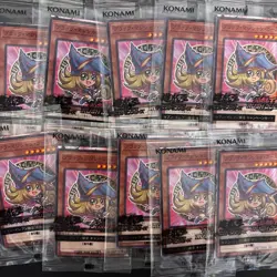 Yu-GI-OH Yugioh Dark Magician Girl 10 Set Seven Eleven Hi-Chew Promo 7 11 Sealed - Image 1