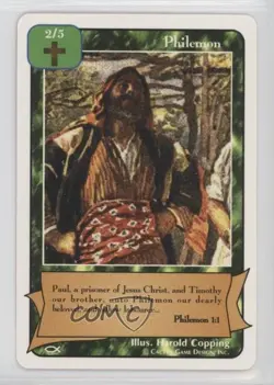 2001 Redemption - Collectible Card Game: Apostles Expansion Set Philemon - Image 1