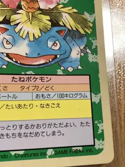 Pokemon Card Japanese Topsun No.003 Venusaur Set - Image 4