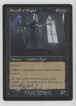 Retro Bonus Card - Pontiff of Blight Foil Magic: Secret Lair Drop Series #848 - Image 1