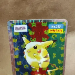 Pokemon Card Japanese Topsun No.025 Pikachu Prism - Image 2
